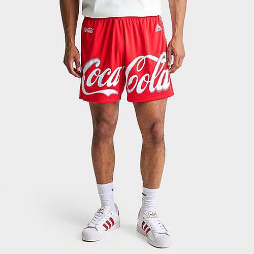 Men's x Coca-Cola Teamgeist Soccer Shorts in Vivid Red