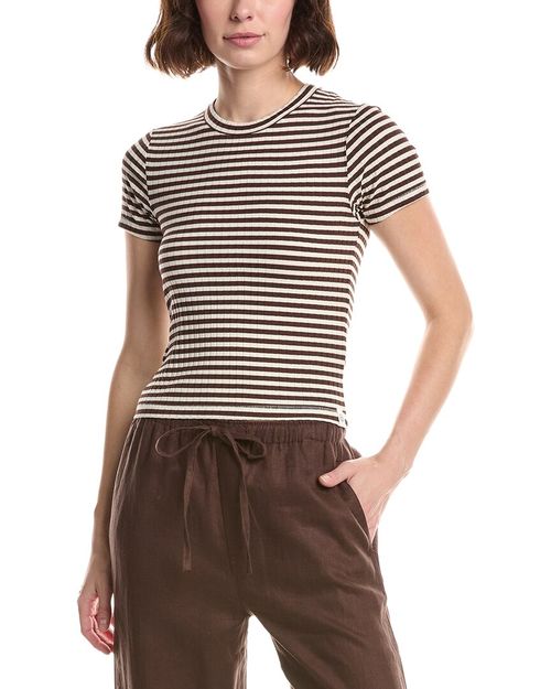 Luca Stripe Rib Baby T-Shirt