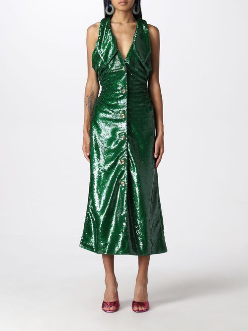 Dress Women colour Green