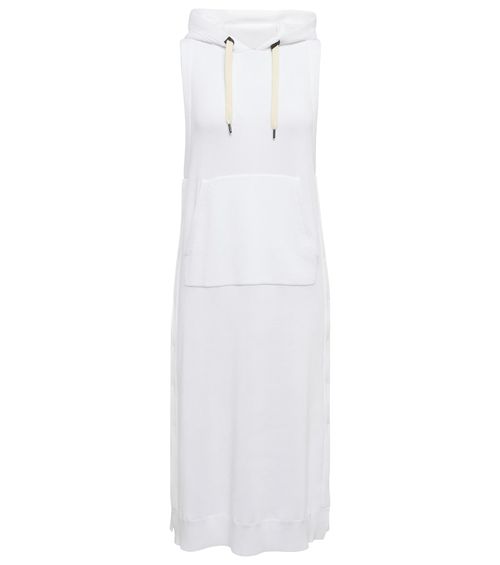 Hooded midi dress