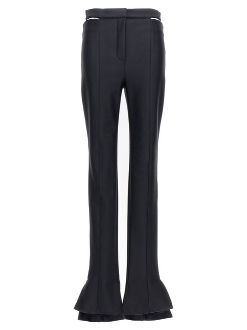 -Cut-Out Pantaloni Nero-Donna