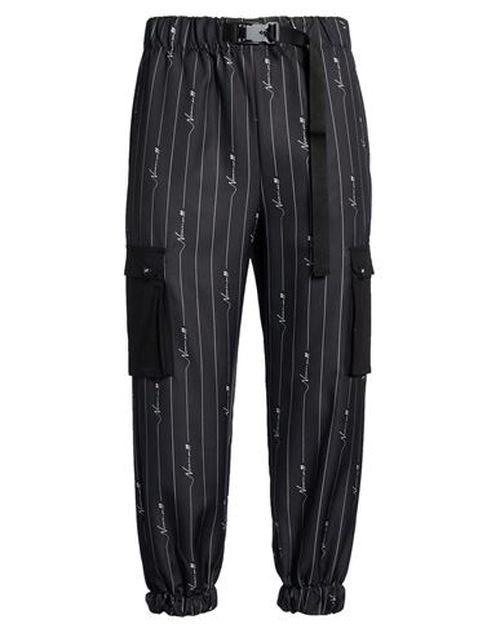 Man Pants Black Size M Polyester, Viscose