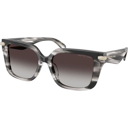 Michael Kors Vrouw Michael Kors MK2275BU SANTO DOMINGO 40348G Zonnebrillen Acetaat Zwart Grijs Kwadraat Normaa