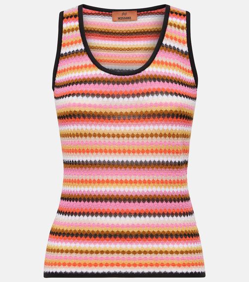 Cotton-blend tank top
