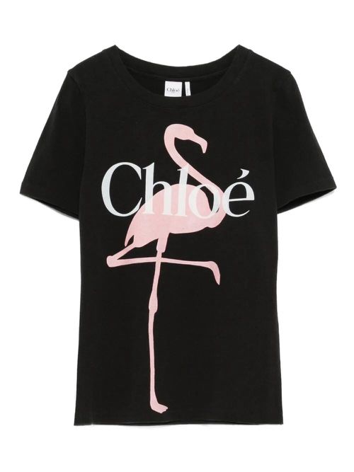 Baby Fit Flamingo-Print Cotton Jersey T-Shirt