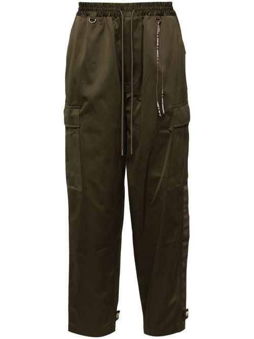 Tapered cargo trousers - Green