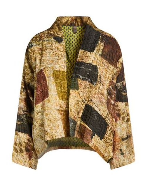 Woman Jacket Sand Size S Silk