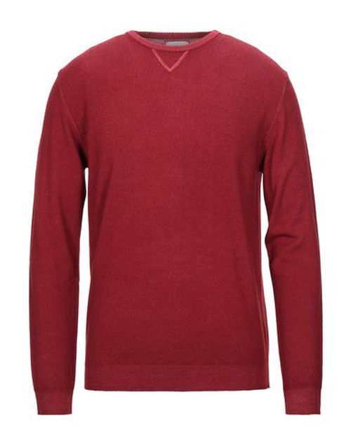 Man Sweater Brick Size 44 Merino Wool