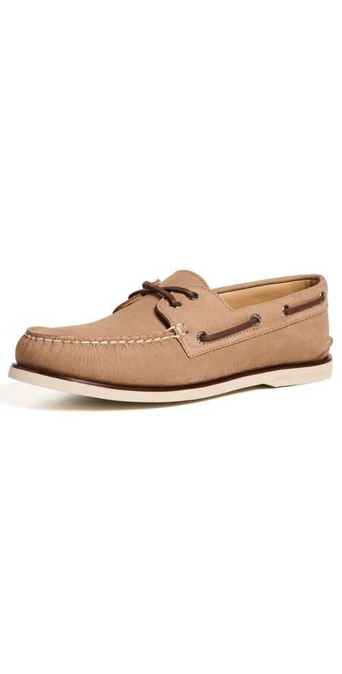 Gold Cup Authentic Original 2 Eye Nubuck Boat Shoes Beige