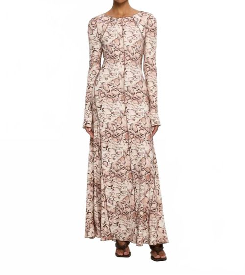 Jersey Maxi Dress In Simone