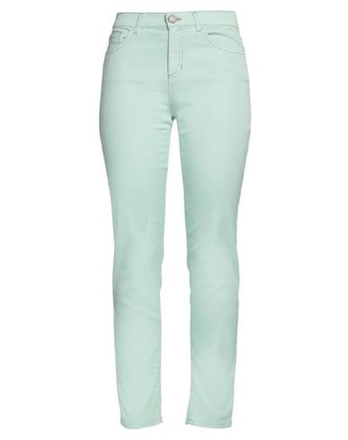 Woman Pants Light green Size 6 Cotton, Polyester, Elastane
