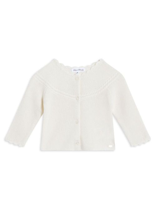 Knitted cardigan - White
