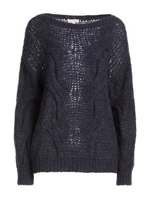 Woman Sweater Navy Size XS Mohair wool, Alpaca wool, Acrylic, Polyamide
