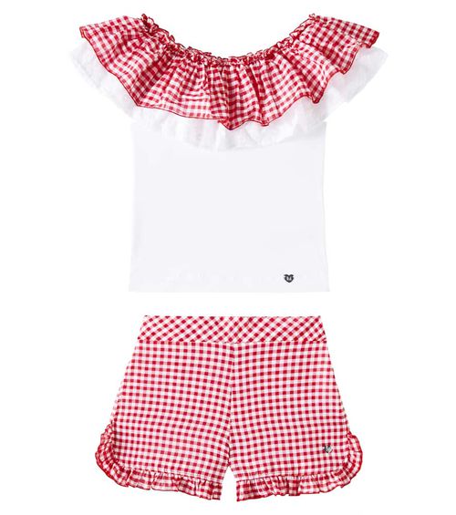 Set aus Top und Shorts