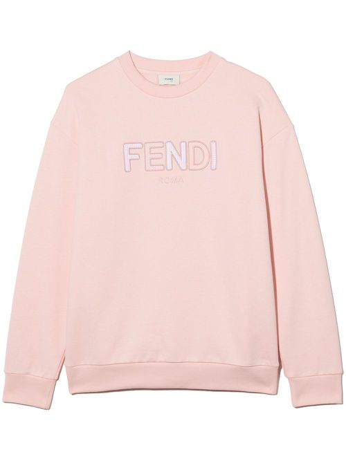 Embroidered logo sweatshirt - Pink