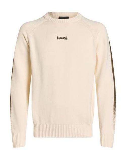 Man Sweater Cream Size L Cotton