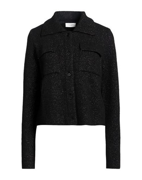 Woman Jacket Black Size 6 Acrylic, Polyamide, Virgin Wool, Metallic fiber, Elastane