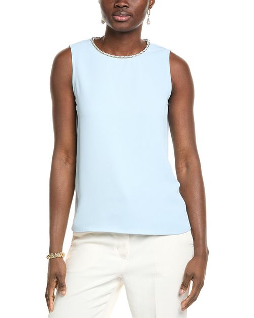 Gracia Chain Neckline Top