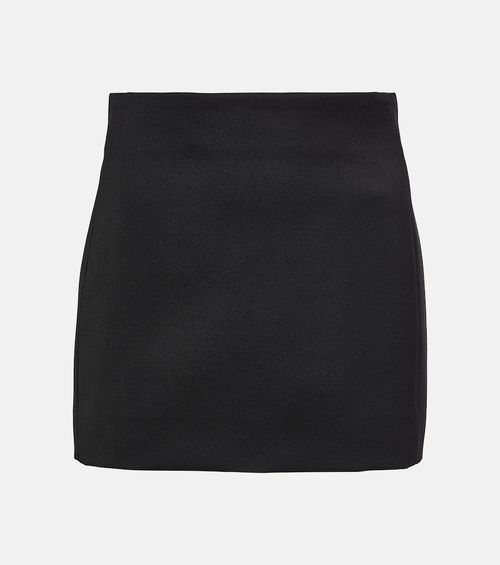 Wool miniskirt