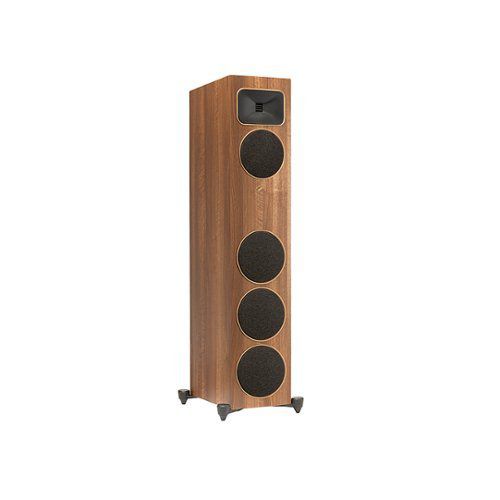 Motion Foundation F1 3-Way Floorstanding Speaker with 5.5” Midrange and Triple 5.5” Bass Drivers (Each) - Walnut