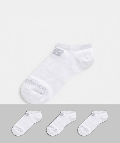 3 pack trainer socks in white