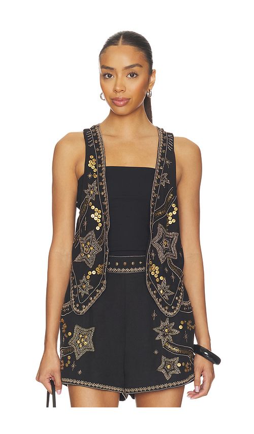 SPELL Night Sky Vest in Black. XS. Also in S