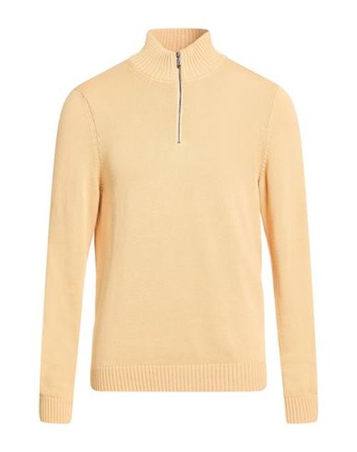 Man Turtleneck Apricot Size 40 Cotton