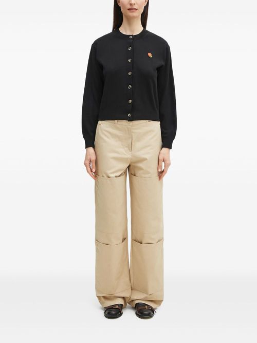 Wool cardigan - Black