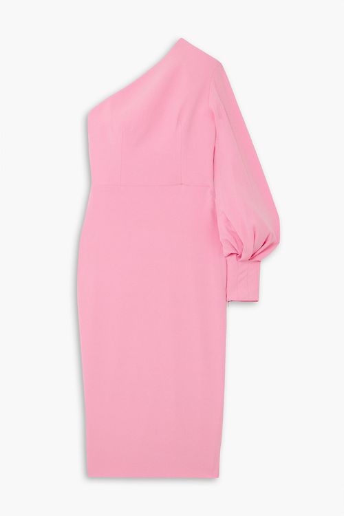 Alex Perry - Warner one-shoulder crepe midi dress - Pink - UK 4