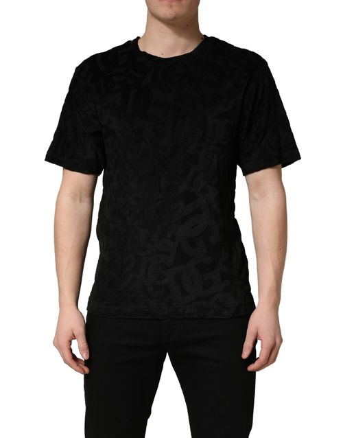 DG Mania Logo Print T-Shirt — Black