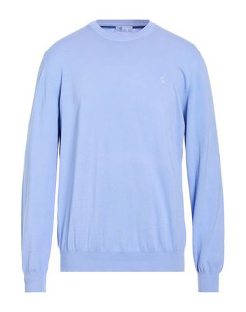 Blaine. Man Sweater Light blue Size L Cotton