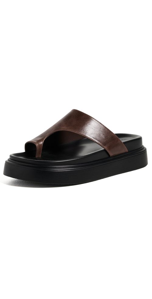 Jazzy Toe Loop Sandals Choc Vintage