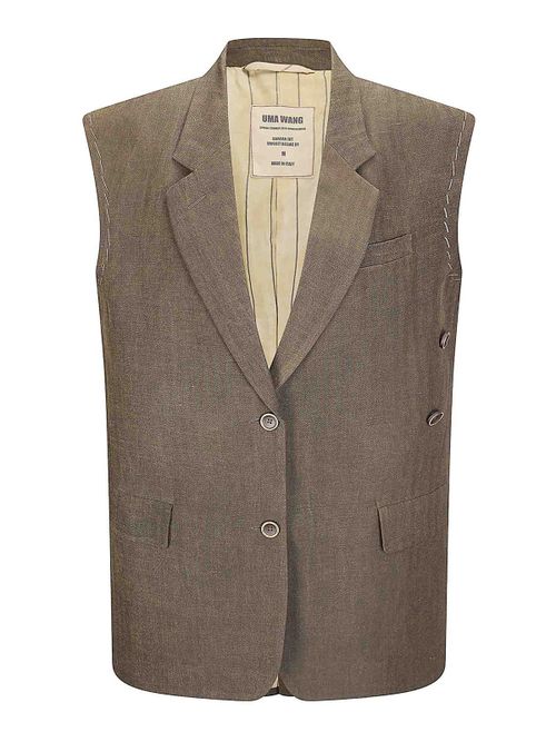 Oversized linen jacket