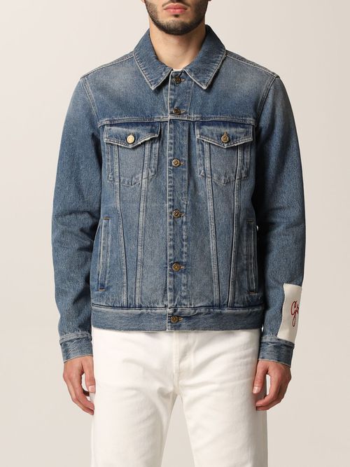 Jacket in stonewash denim