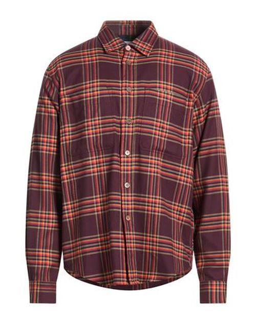 Man Shirt Plum Size M Cotton