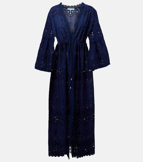 Melissa Odabash Tallulah broderie anglaise cotton kaftan