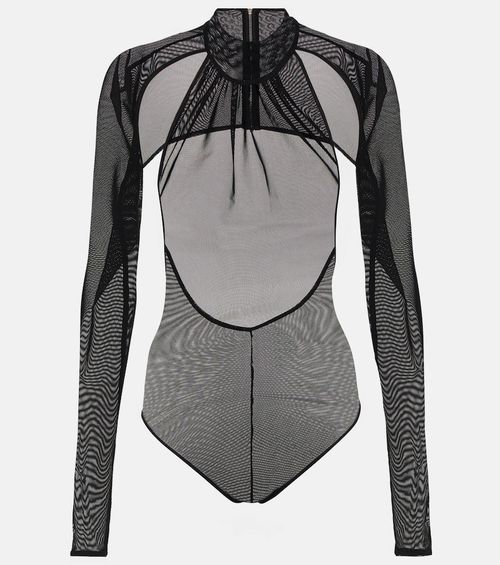 Cutout mesh bodysuit
