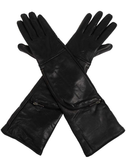 Leather gloves - Black