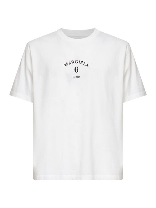 Logo-Printed Cotton Jersey T-Shirt — White