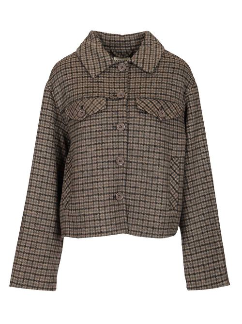 P. A.R. O.S. H. Fringed Jacket Jackets Grey