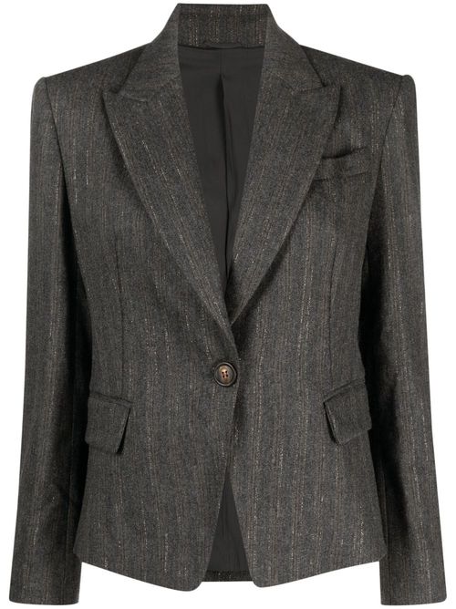 Single-breasted blazer - Grey