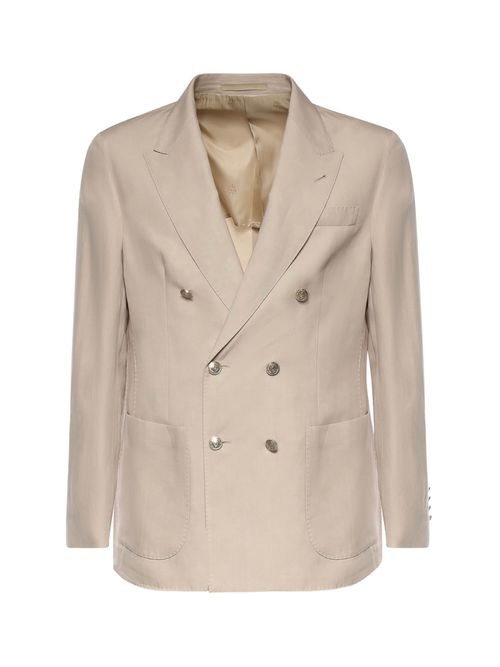 Lyocell And Linen Blend Blazer