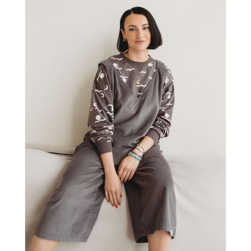 Grace Grey Wide Leg Jumpsuit