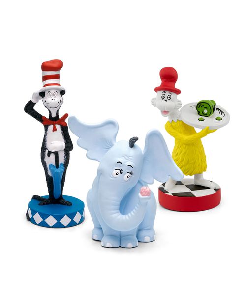 Dr. Seuss Cat In A Hat, Green Eggs and Ham, Horton Hears a Who Audio Play Figurines
