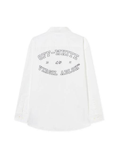 College Popl Oversize Shirt - Male Shirts White