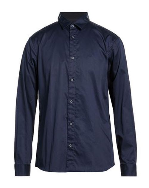 Man Shirt Navy Size L Cotton