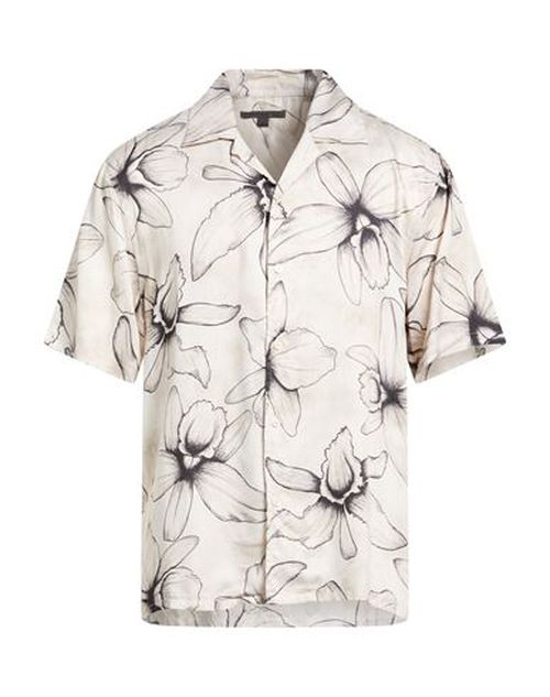 Man Shirt Beige Size L Modal