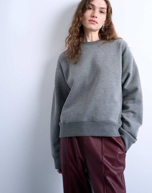 Ultimate sweat in dark grey marl