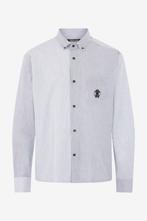 Striped Shirt With Monogram Rc
