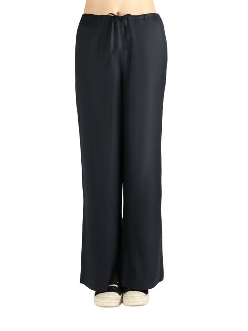Straight-leg trousers - Black